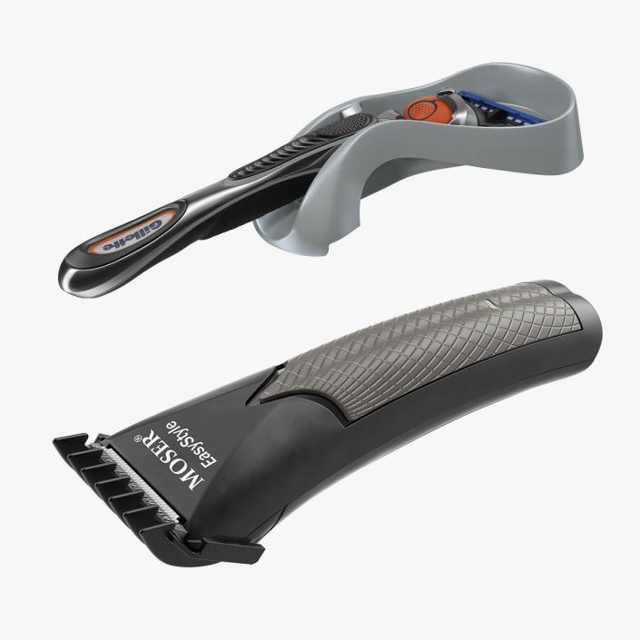 3D Razor and Trimmer Collection model