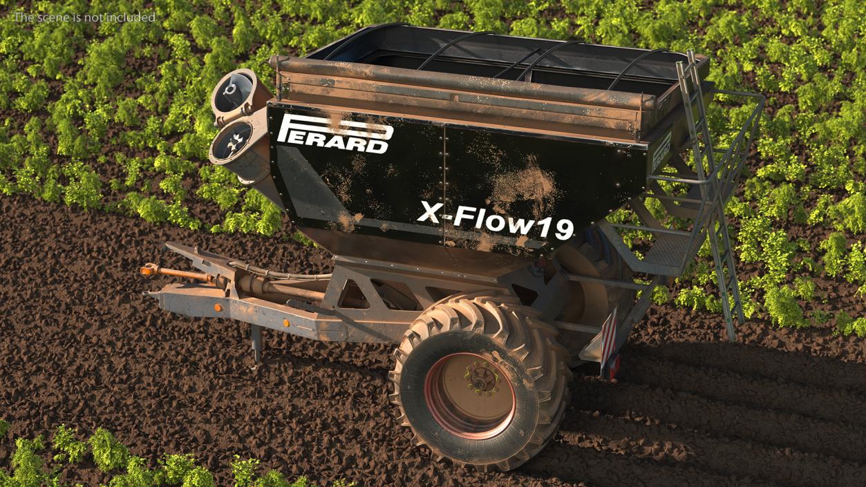 3D model Perard X-Flow 19 Transbordeur Black Used