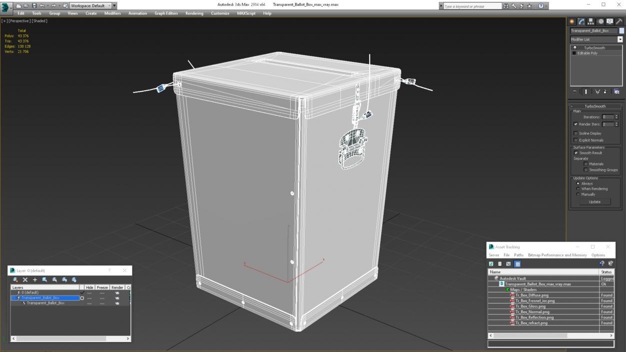 Transparent Ballot Box 3D