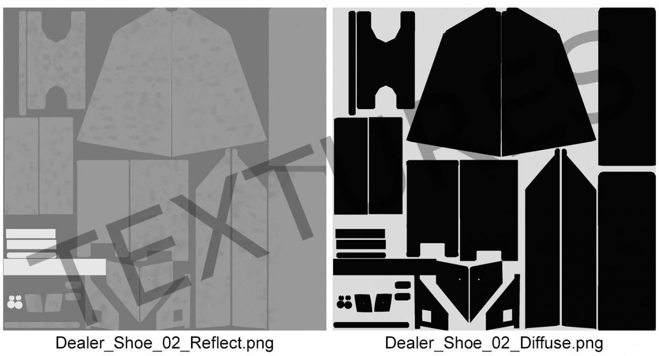 3D Dealer Shoe 6 Deck model