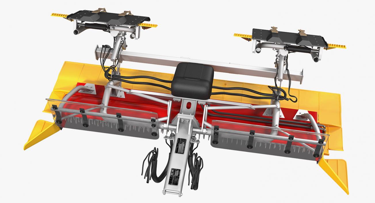 3D Trail Snow Groomer model