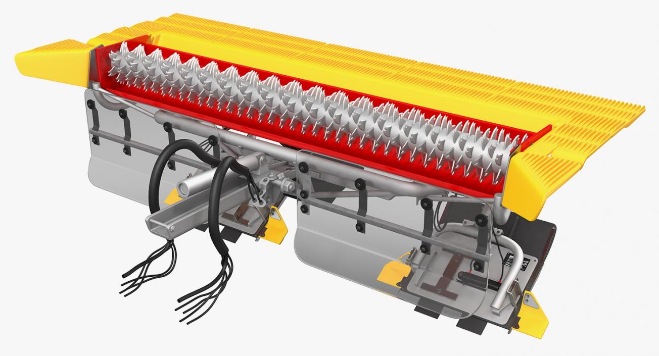 3D Trail Snow Groomer model