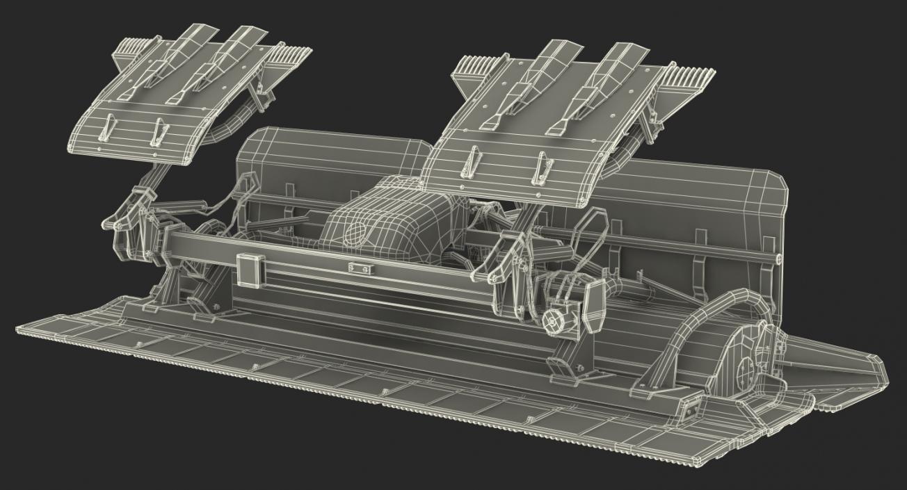 3D Trail Snow Groomer model