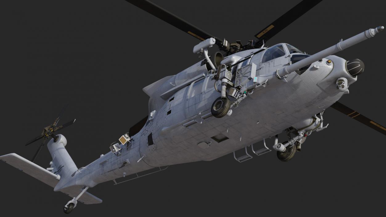 3D Sikorsky HH 60 Pave Hawk Rigged