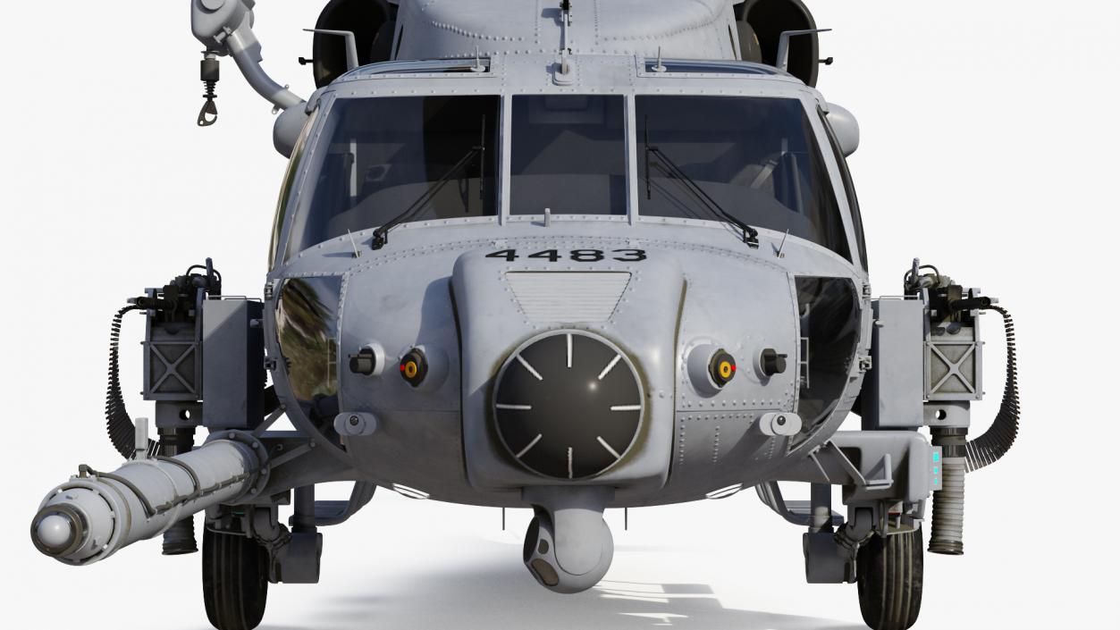 3D Sikorsky HH 60 Pave Hawk Rigged