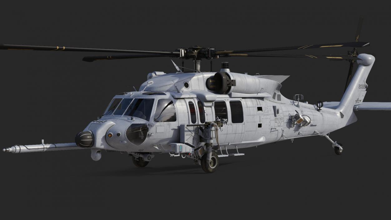 3D Sikorsky HH 60 Pave Hawk Rigged