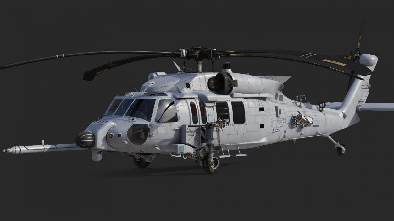 3D Sikorsky HH 60 Pave Hawk Rigged