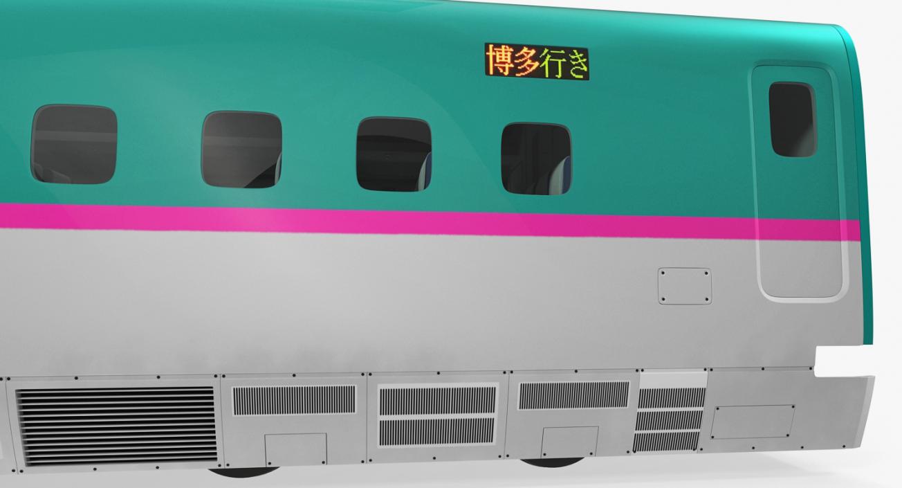 Shinkansen E5 Passenger Wagon 3D model