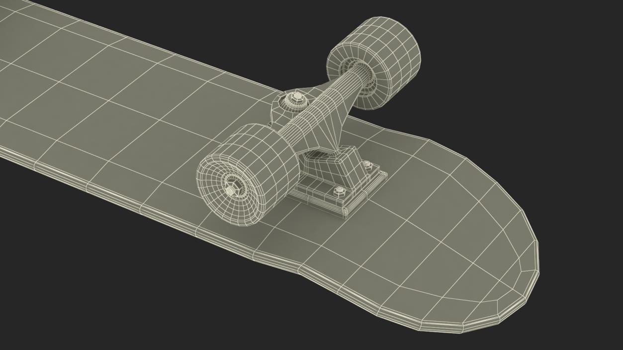 Classic Skateboard Spitfire Logo 3D