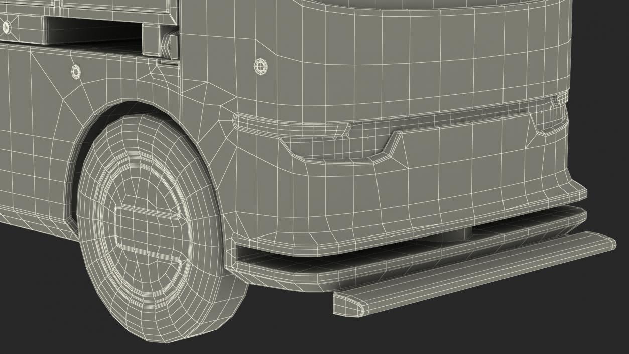 3D Unmanned Ground Vehicle Delivery Robot model