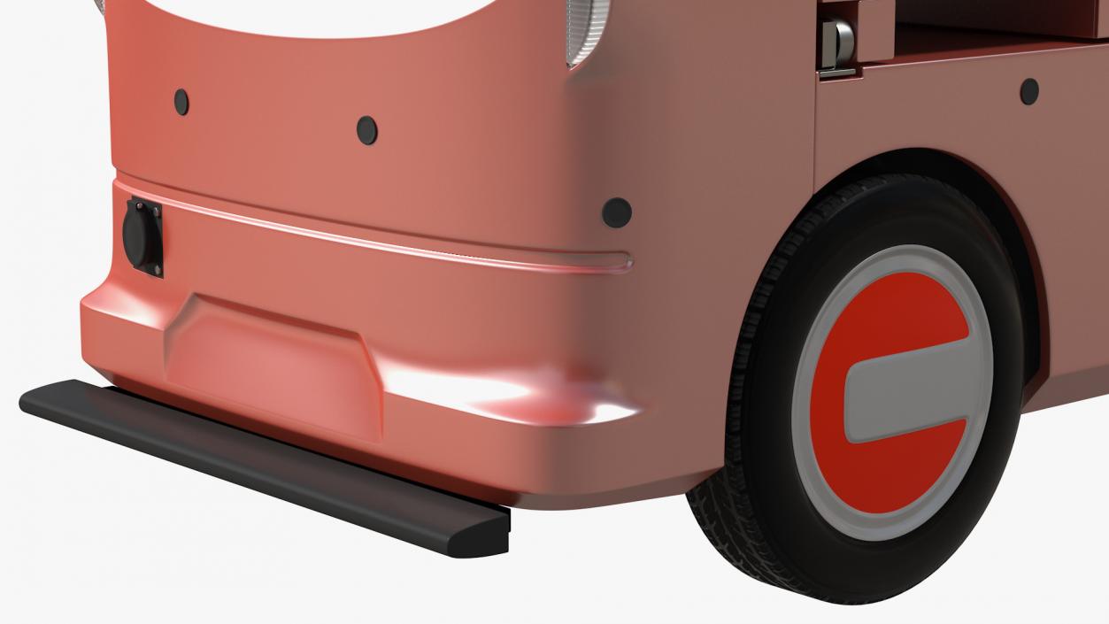 3D Unmanned Ground Vehicle Delivery Robot model