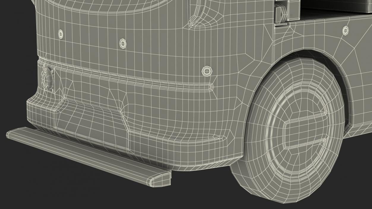 3D Unmanned Ground Vehicle Delivery Robot model