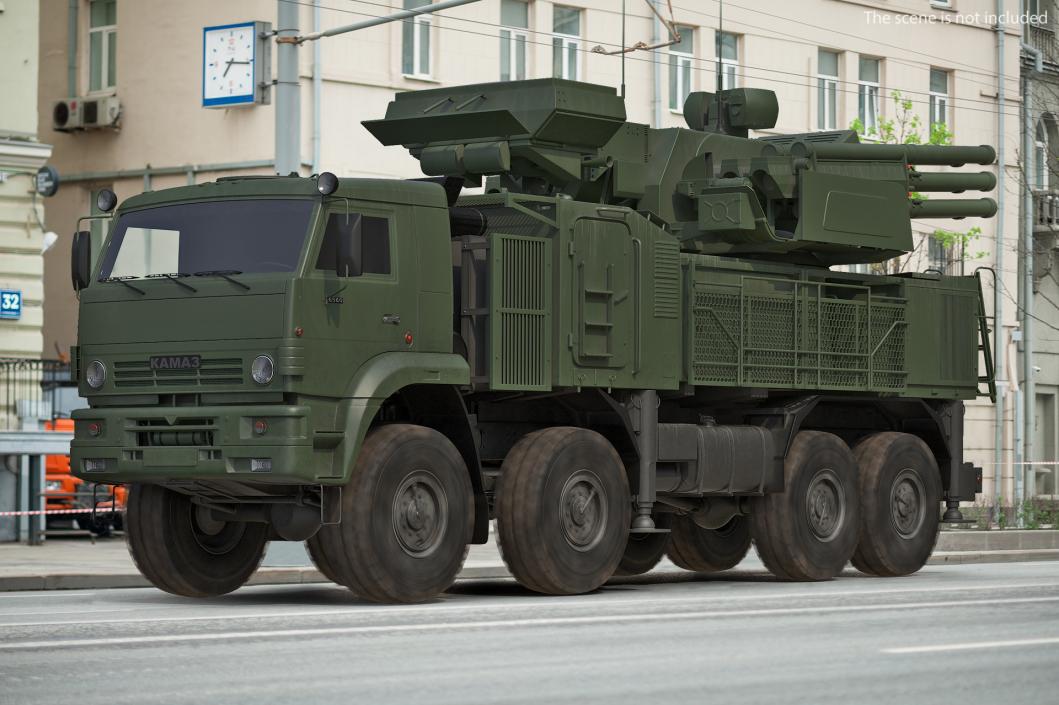 Missile System Pantsir S1 SA-22 Greyhound Dirty 3D