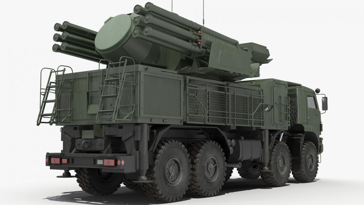 Missile System Pantsir S1 SA-22 Greyhound Dirty 3D