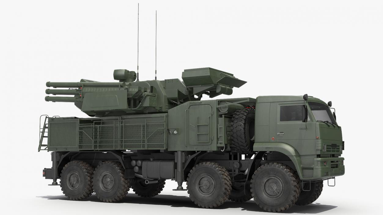 Missile System Pantsir S1 SA-22 Greyhound Dirty 3D