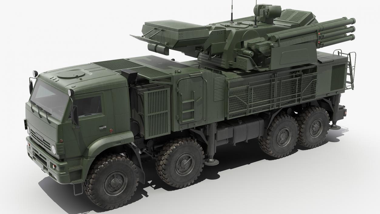 Missile System Pantsir S1 SA-22 Greyhound Dirty 3D