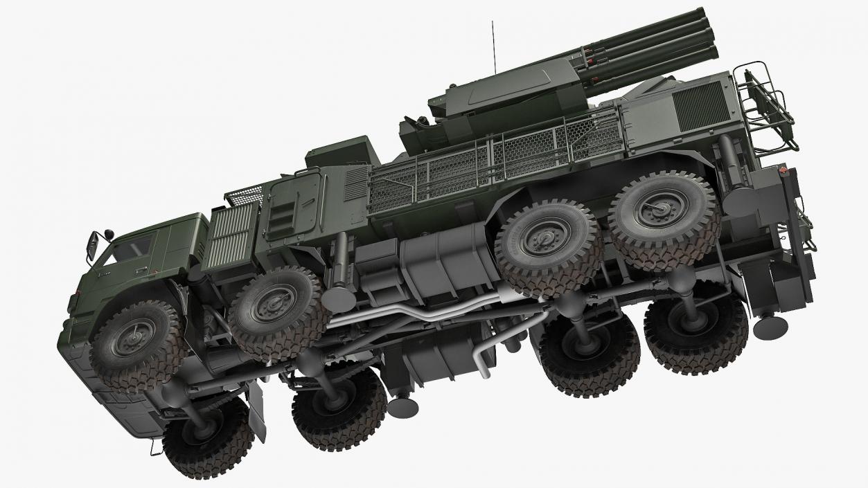 Missile System Pantsir S1 SA-22 Greyhound Dirty 3D