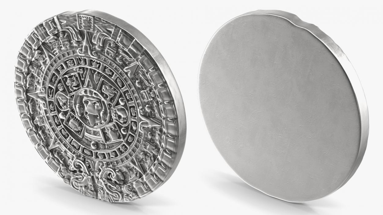 3D model Maya Calendar Silver