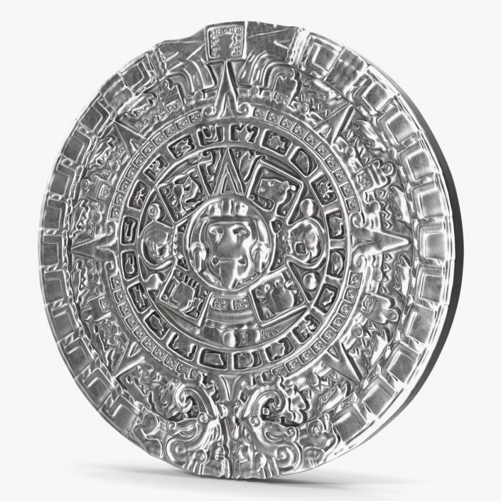 3D model Maya Calendar Silver