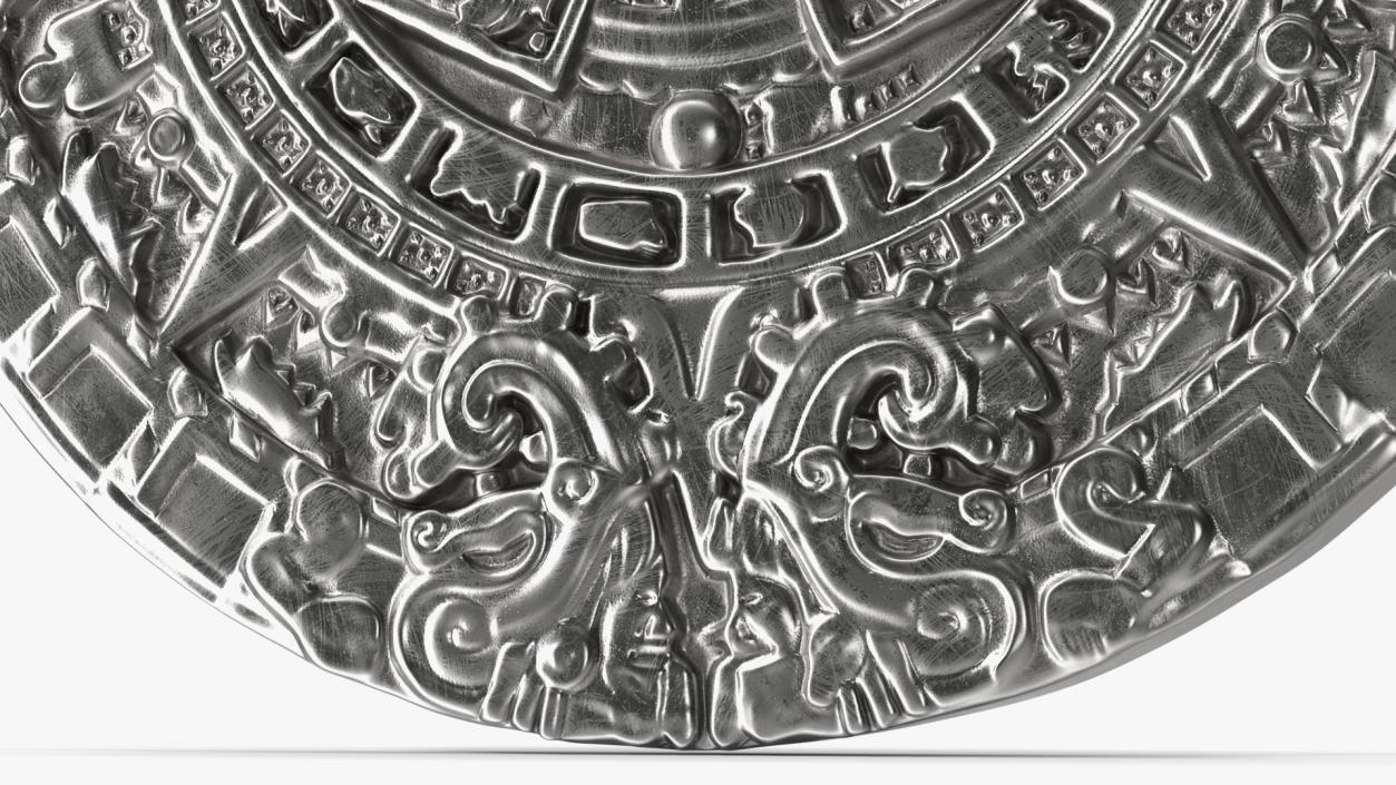 3D model Maya Calendar Silver