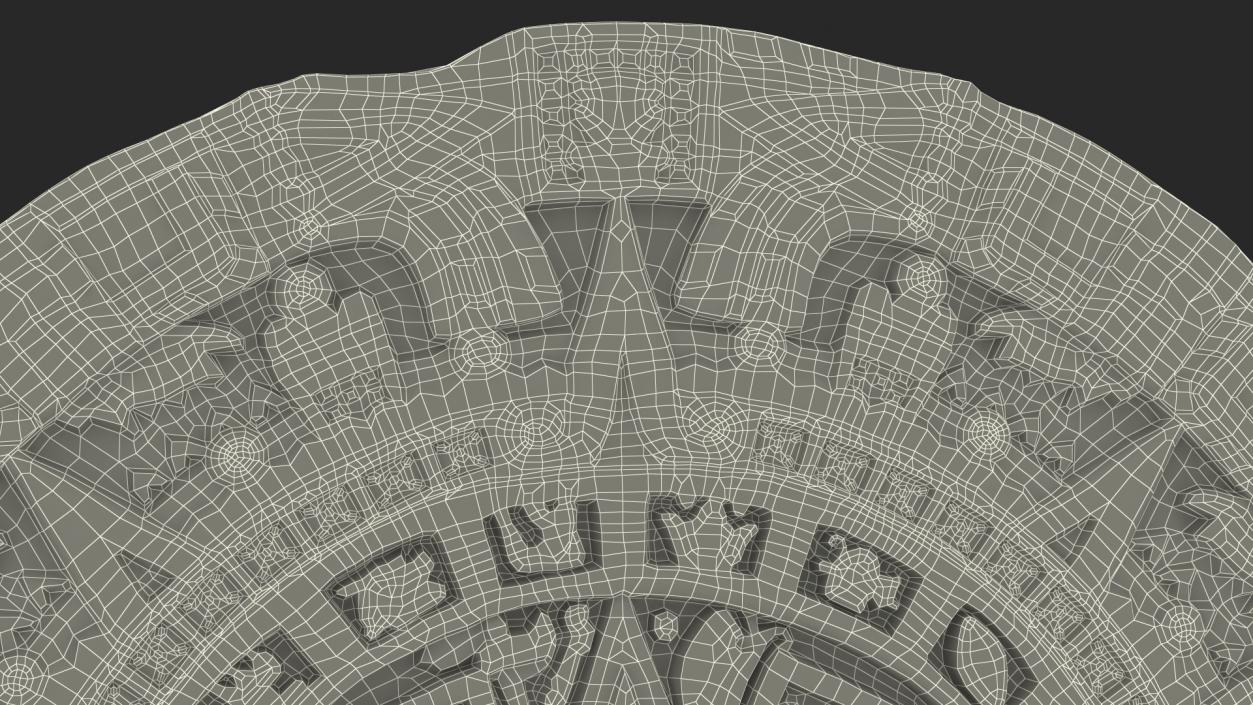 3D model Maya Calendar Silver