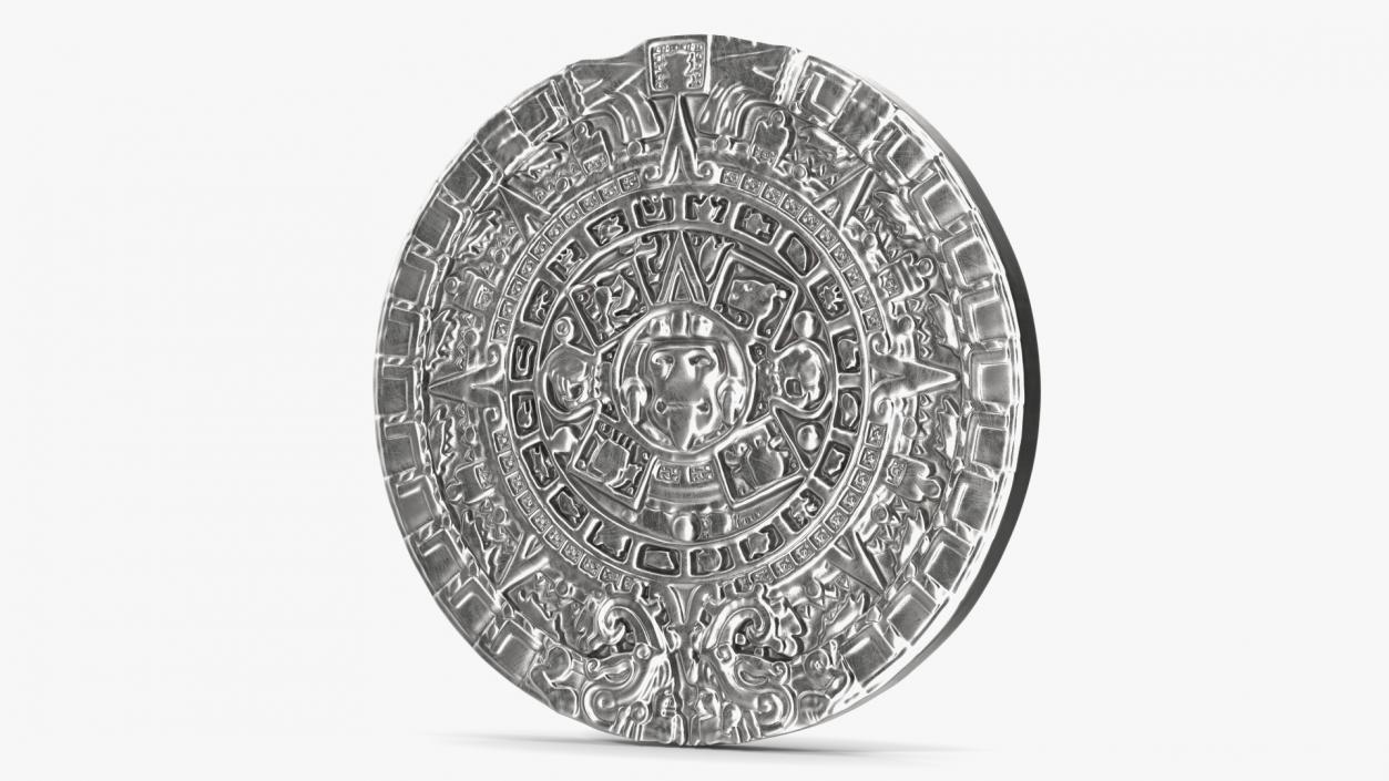 3D model Maya Calendar Silver