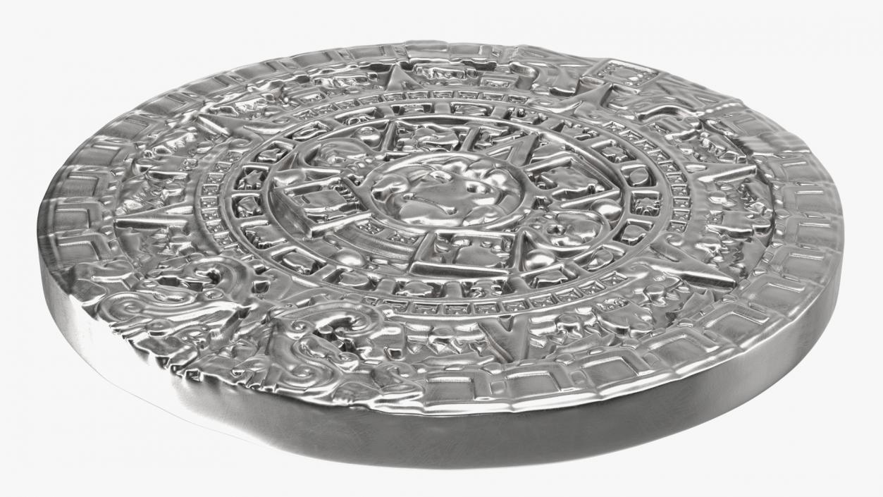 3D model Maya Calendar Silver