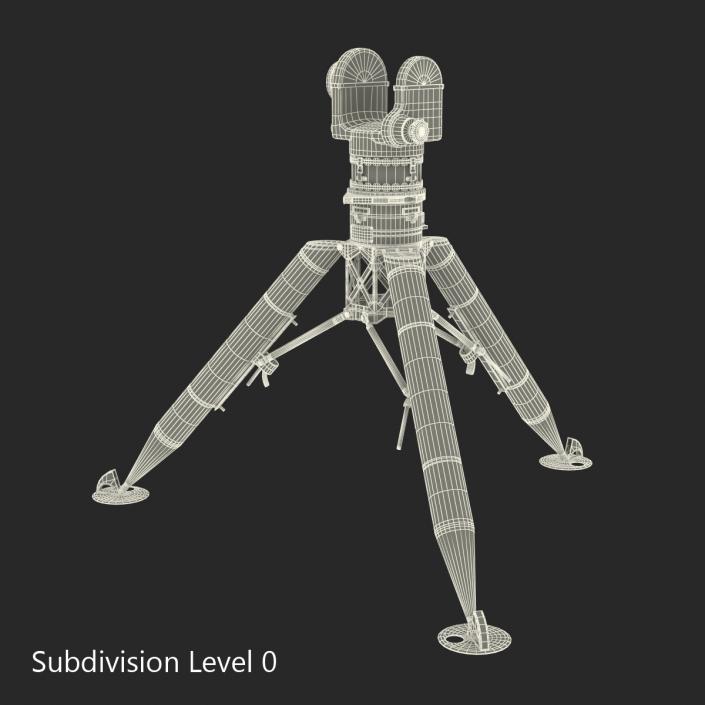 Tripod for TOW Missile 3D