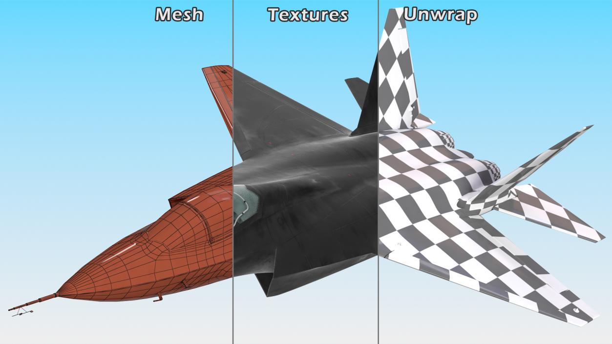 3D Multirole Jet Fighter Flight model