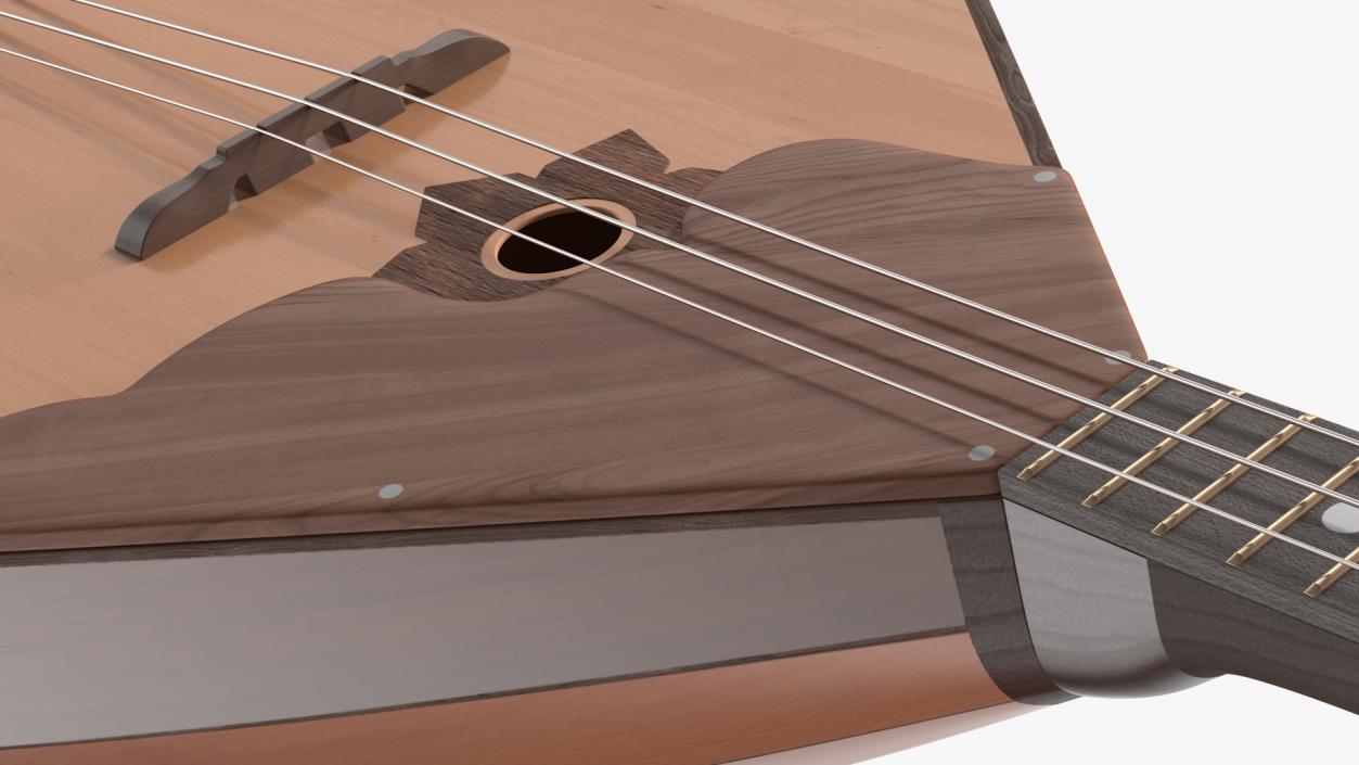 Balalaika 3 Strings 3D model