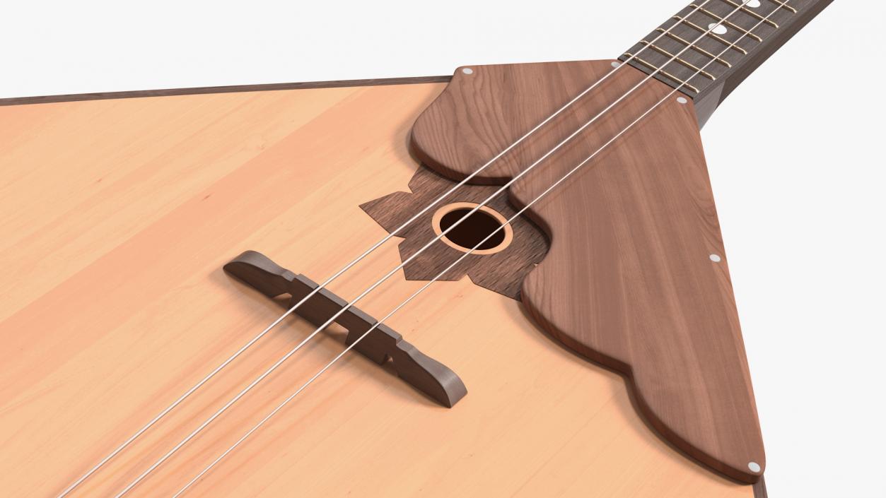 Balalaika 3 Strings 3D model