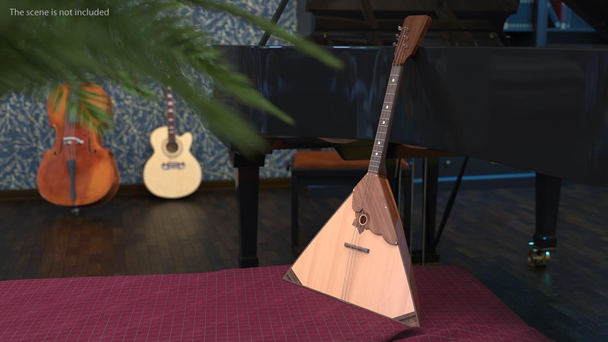 Balalaika 3 Strings 3D model