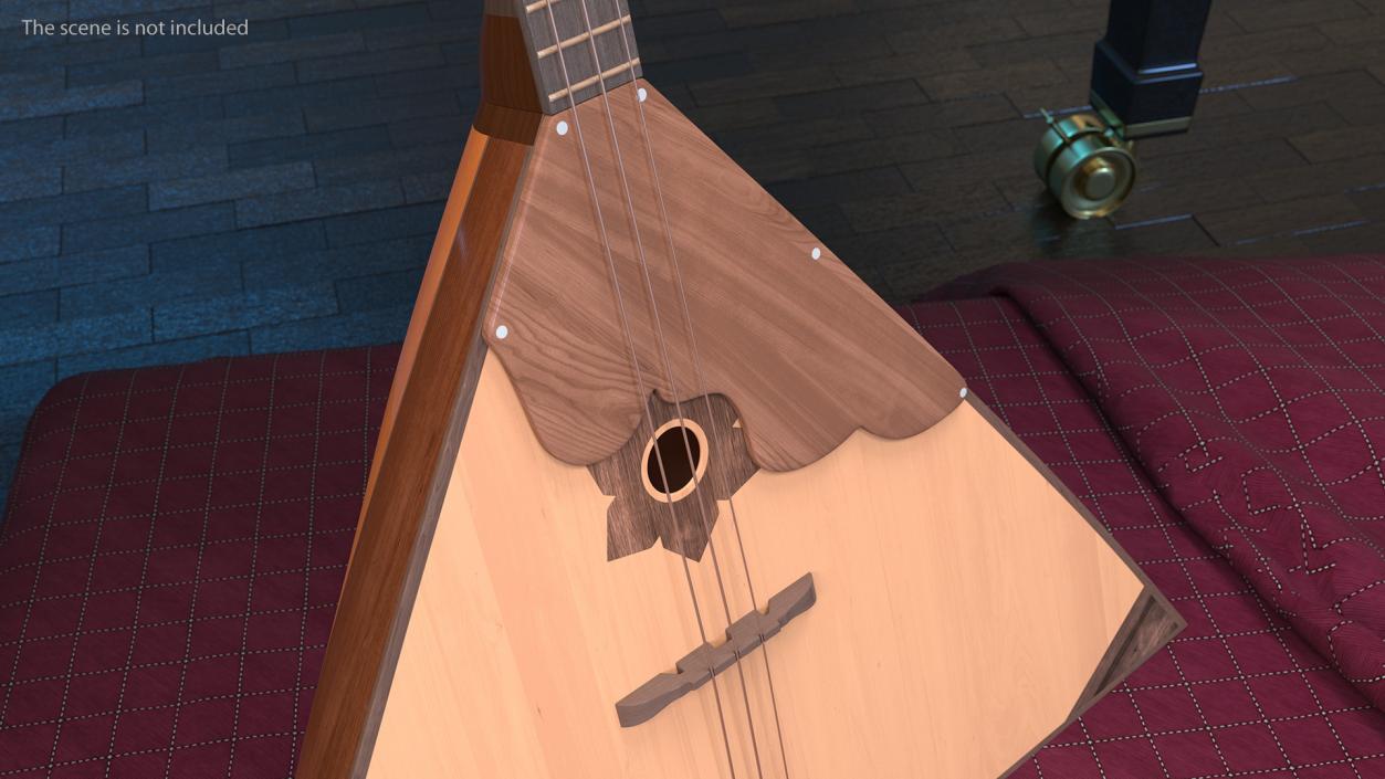 Balalaika 3 Strings 3D model