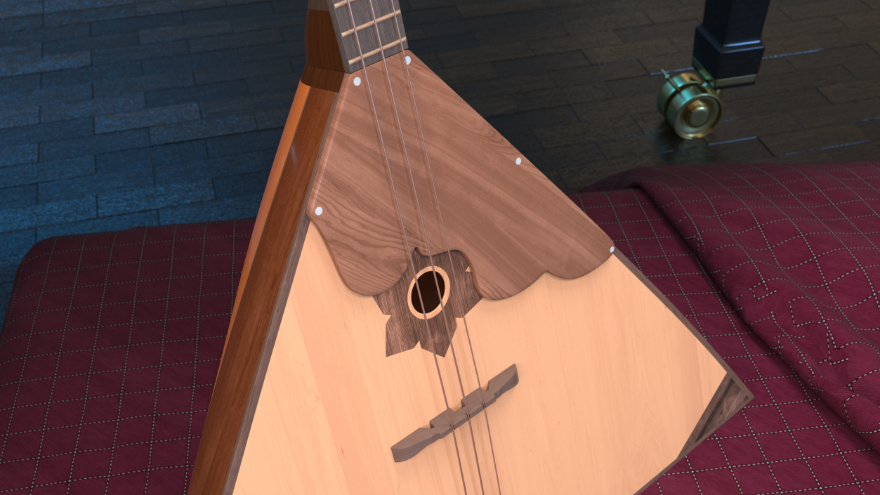 Balalaika 3 Strings 3D model