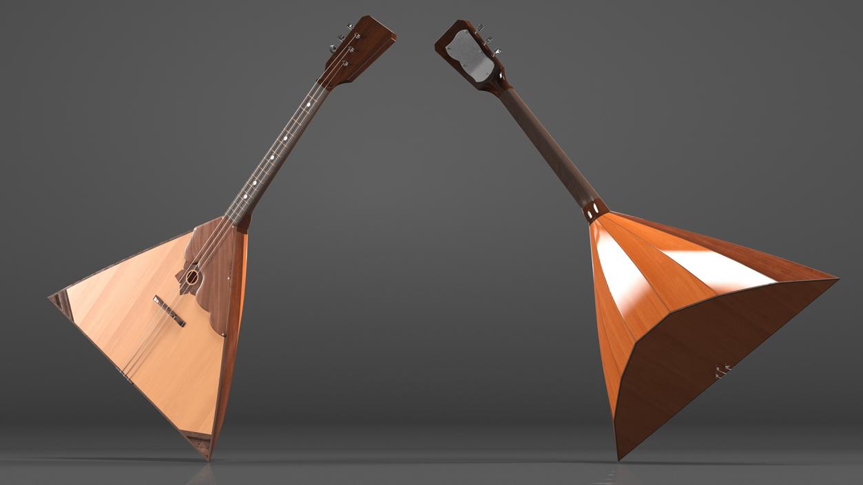 Balalaika 3 Strings 3D model