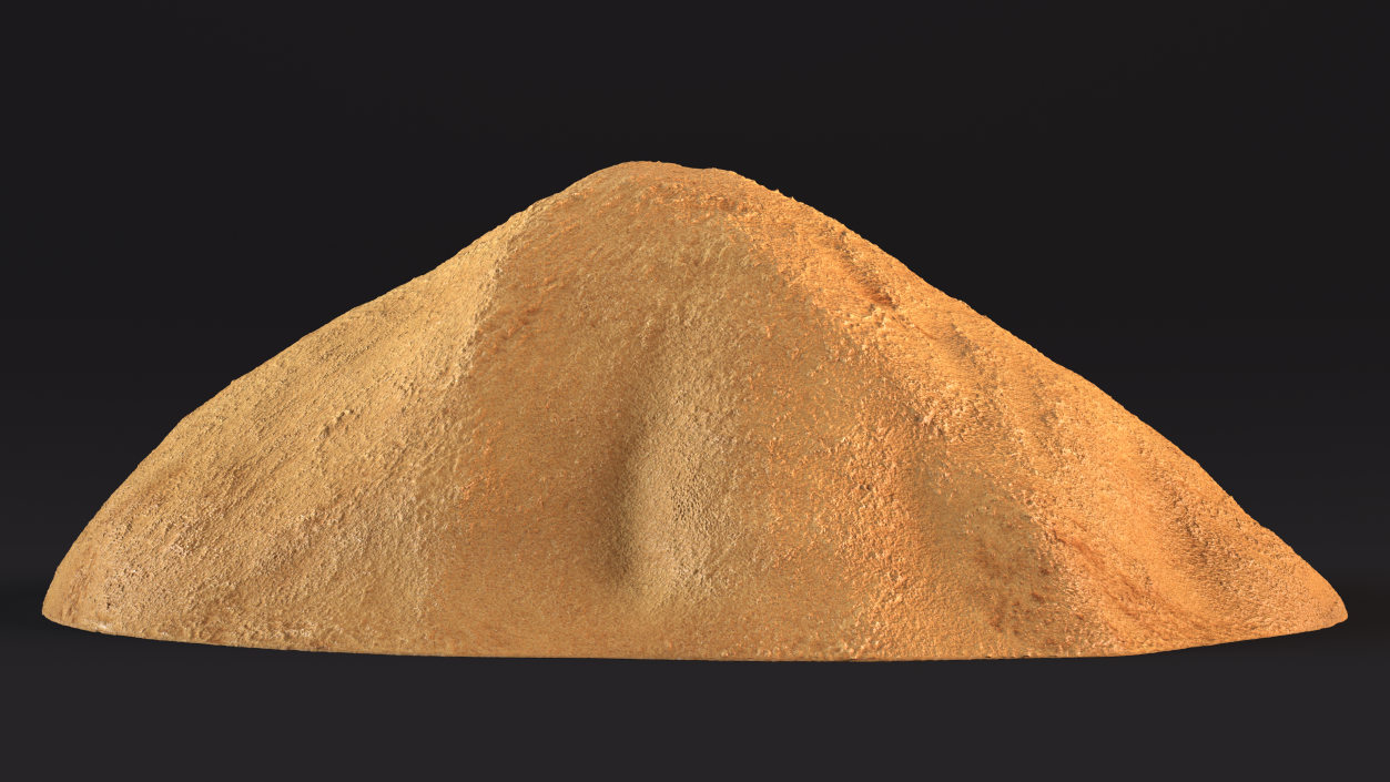 3D Pile of Beach Sand model