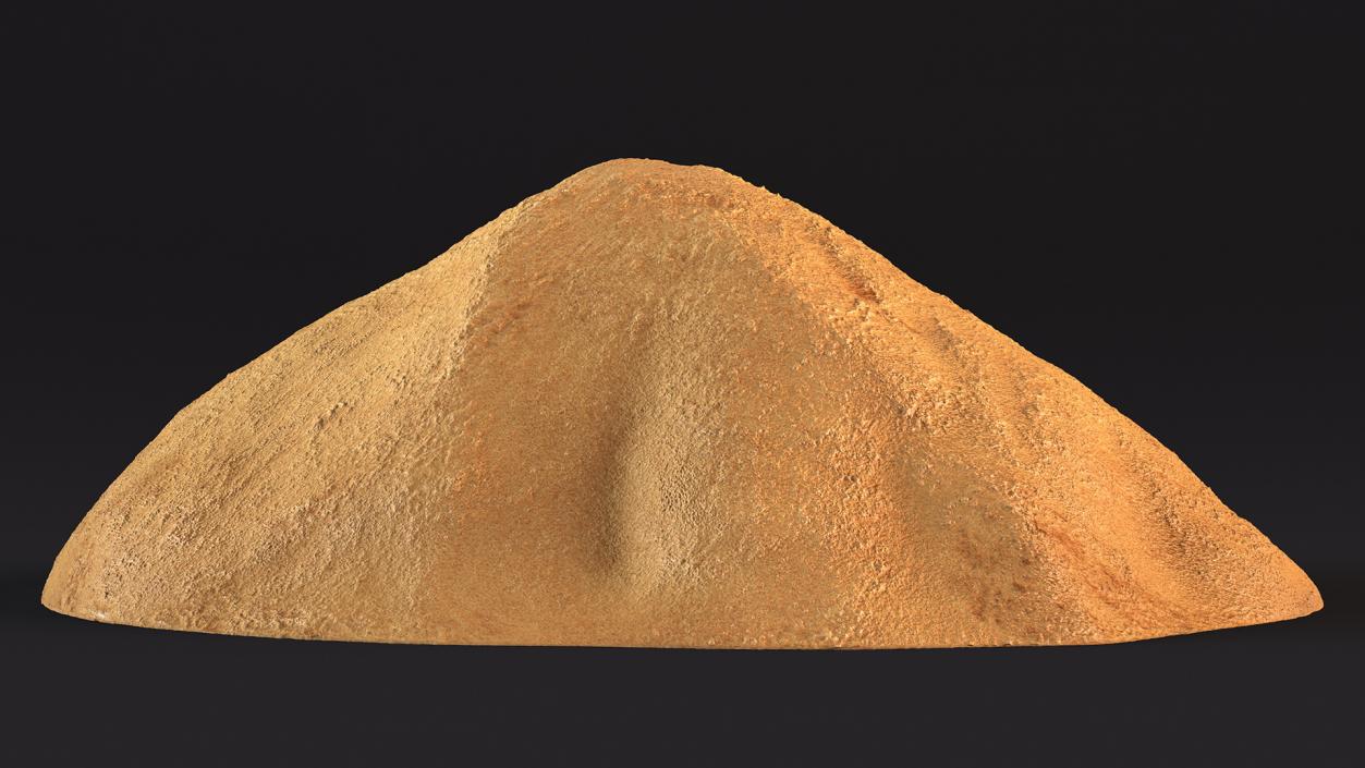 3D Pile of Beach Sand model