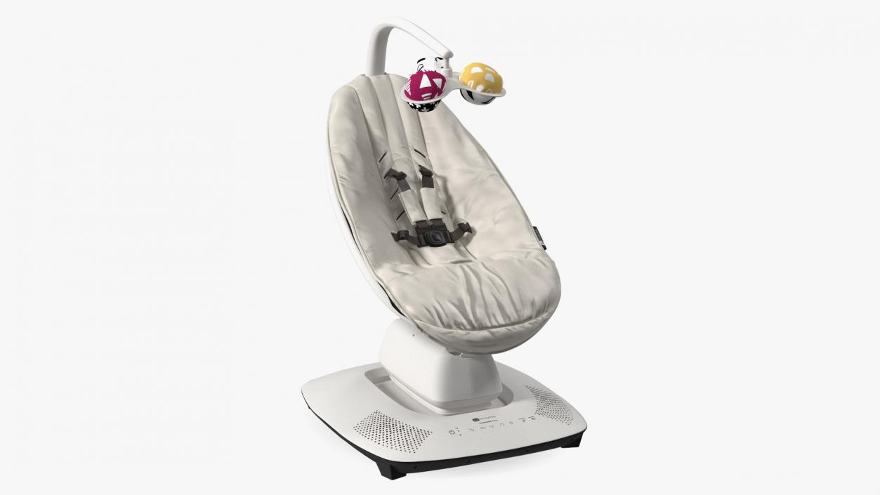 3D model Gray 4Moms MamaRoo Baby Swing Chair