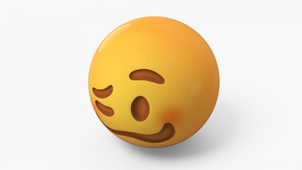 3D Emoji Woozy Face 2 model