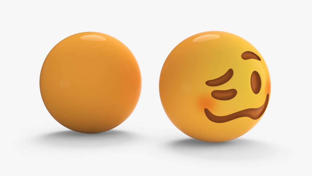 3D Emoji Woozy Face 2 model