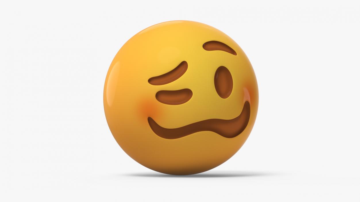 3D Emoji Woozy Face 2 model