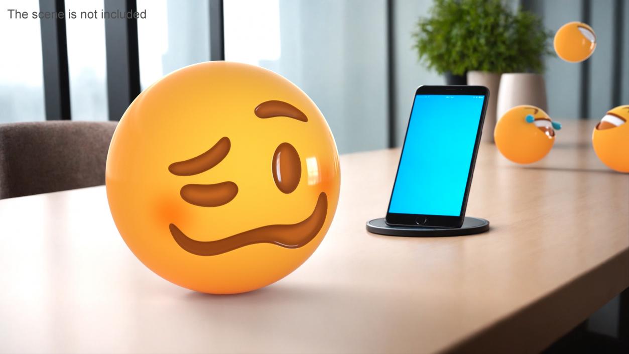 3D Emoji Woozy Face 2 model