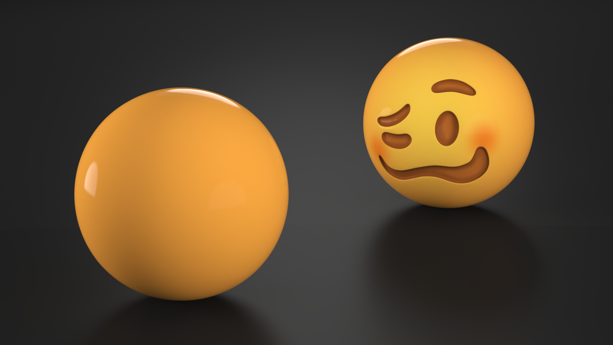 3D Emoji Woozy Face 2 model