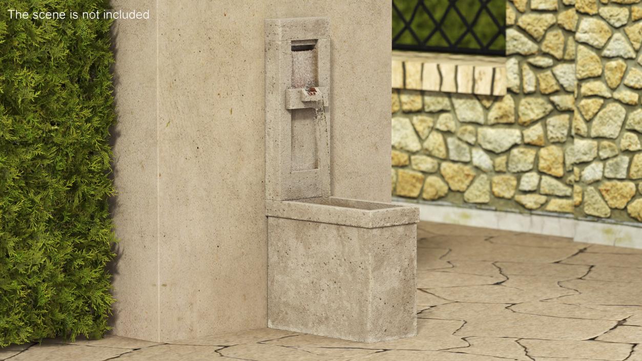 Modern Fountains Collection 3D