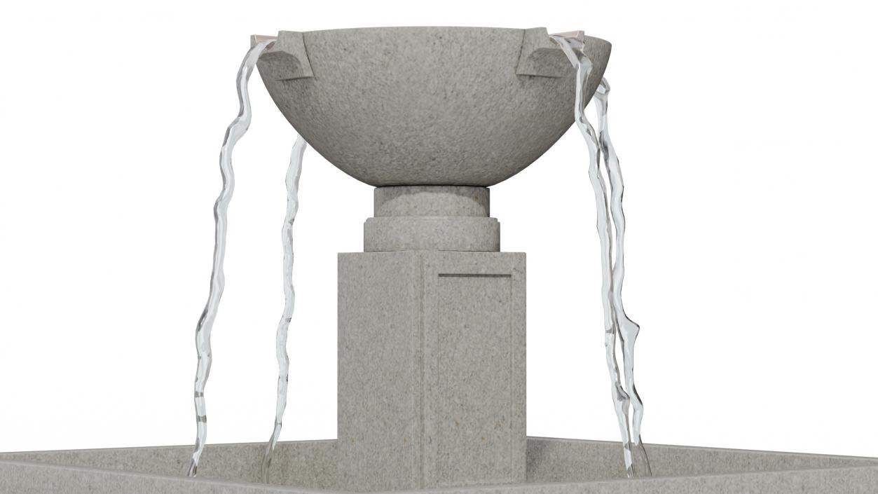 Modern Fountains Collection 3D