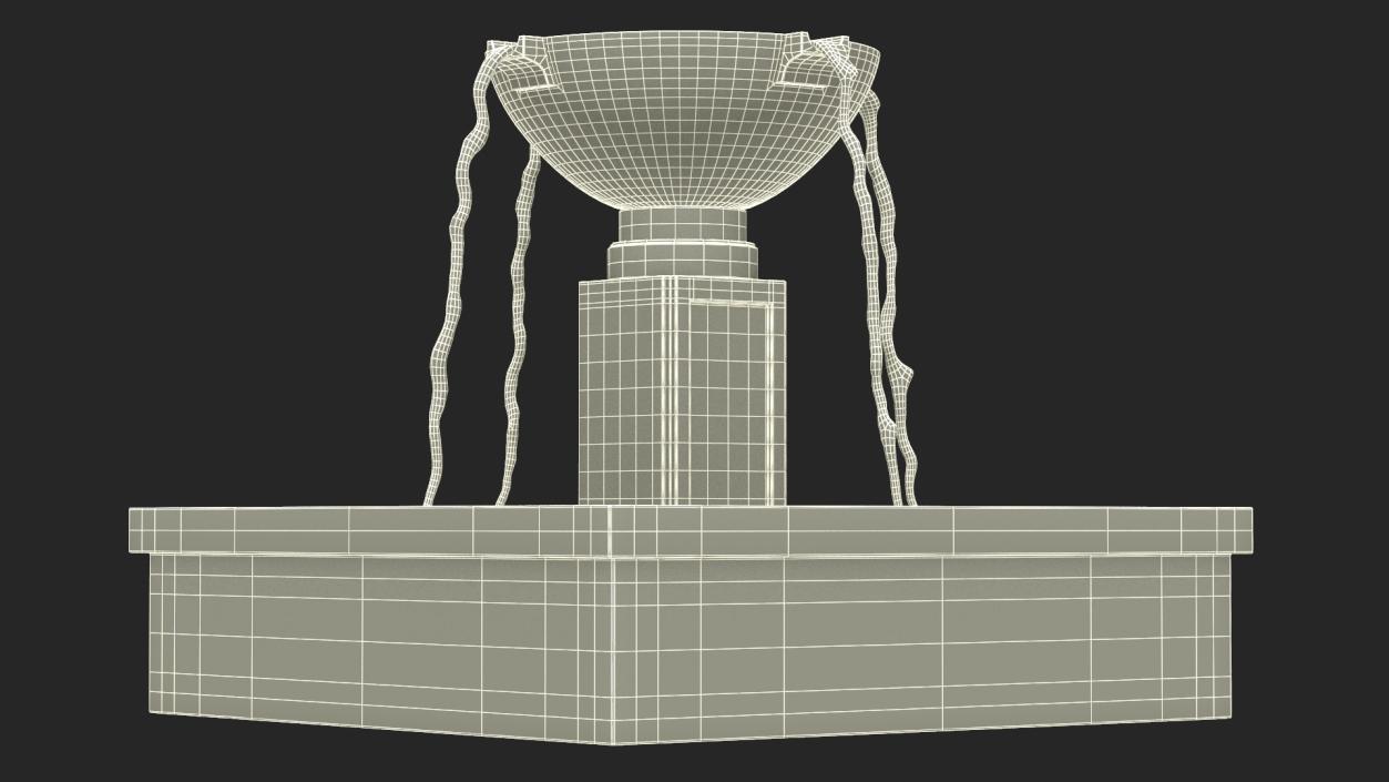 Modern Fountains Collection 3D