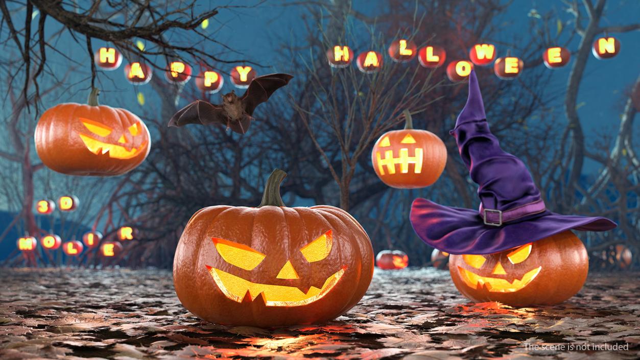 3D Halloween Decor Collection 2 model