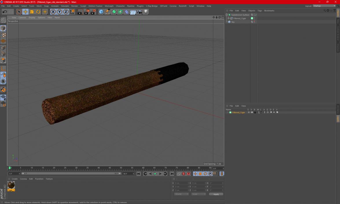 3D Filtered Cigar 2