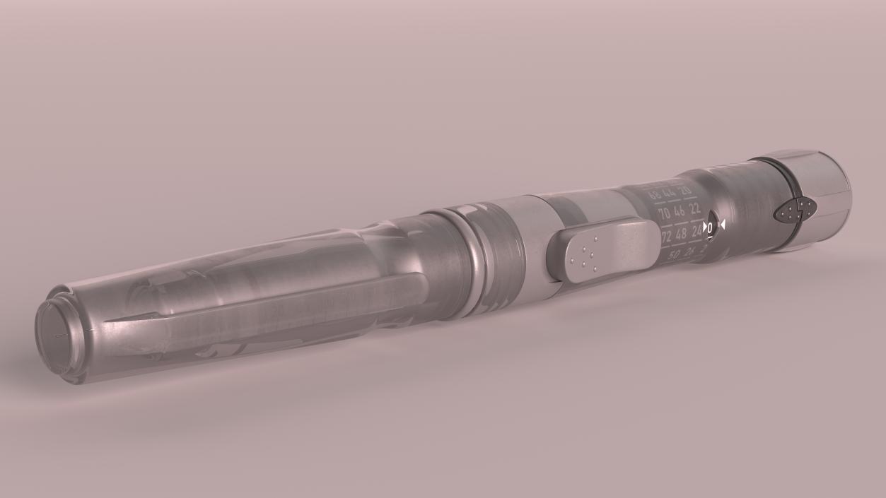 3D model Portable Reusable Pen Injector