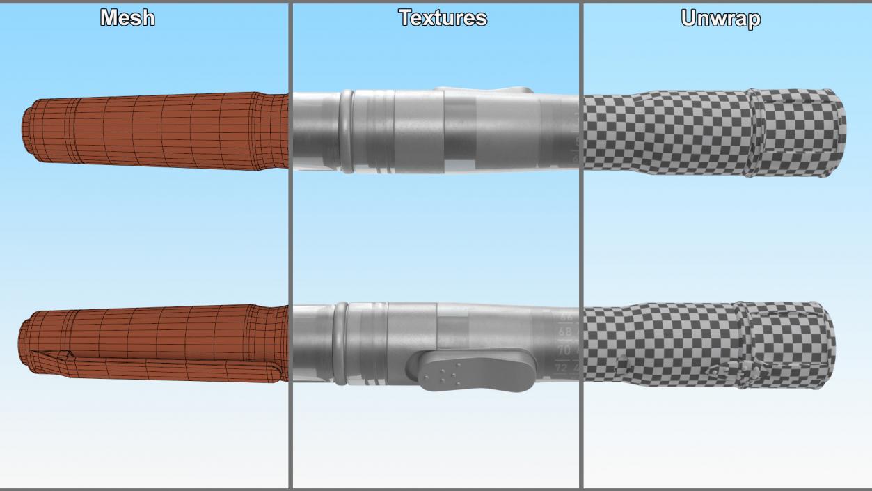 3D model Portable Reusable Pen Injector